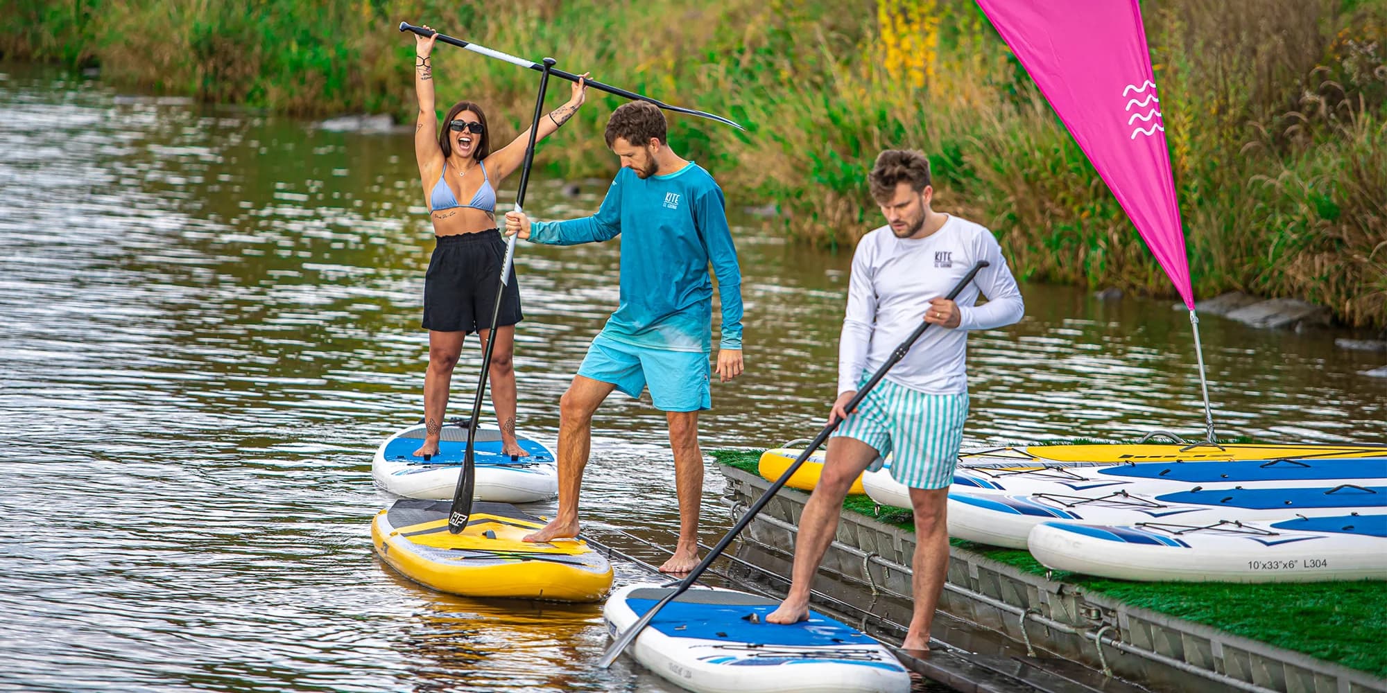Pronájem paddleboardu či kajaku na Vltavě v Praze : pro 1-2 osoby na 1-2 hodiny